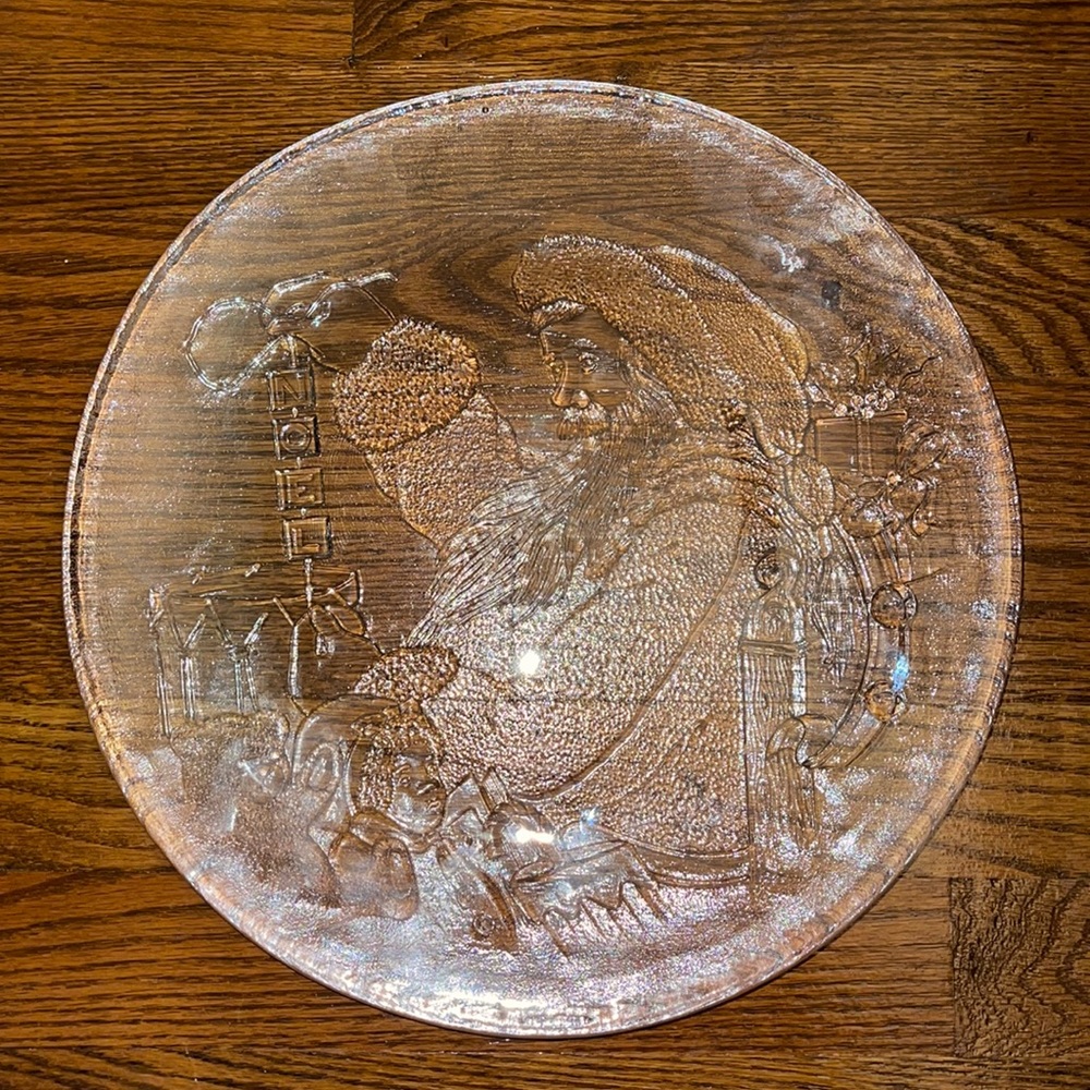 Santa Large Plate
